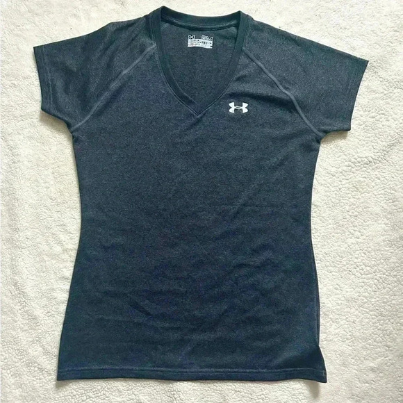 Under Armour Grey Tech Short Sleeve T-Shirt - Picture 1 of 4